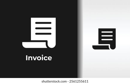 Invoice Vector, Icon Or Logo Sign Isolated Symbol Illustration