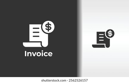 Invoice Vector, Icon Or Logo Sign Isolated Symbol Illustration