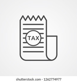Invoice vector icon sign symbol