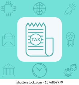Invoice vector icon sign symbol