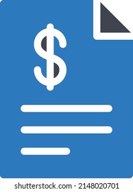 invoice Vector illustration on a transparent background.Premium quality symbols.Glyphs vector icon for concept and graphic design.