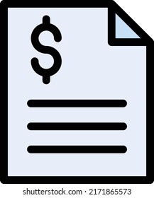 Ilustración del vector de factura en un fondo transparente.Símbolos de calidad premium.Icono del vector de trazo para el concepto y el diseño gráfico.
