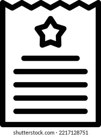 invoice Vector illustration on a transparent background. Premium quality symbols. Thin line vector icons for concept and graphic design. 
