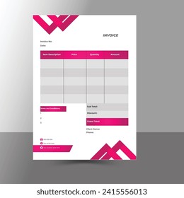 Invoicing quotes, money bills or price invoices set.
