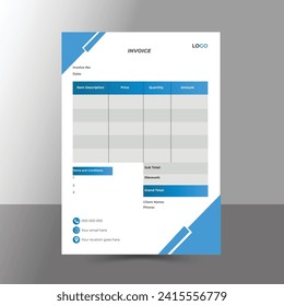 Invoicing quotes, money bills or price invoices set.
