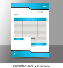 Invoicing quotes,money bills or price invoices set.
