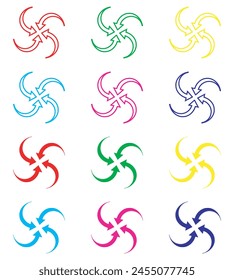 Inward arrow icon vector. Four Arrows icon sign symbol in trendy flat style. Set elements in colored icons. Arrow pointing center vector icon illustration isolated on white background