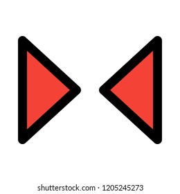 inward compress arrows