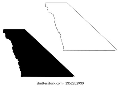 Inyo County, California (Counties in California, United States of America,USA, U.S., US) map vector illustration, scribble sketch Inyo map