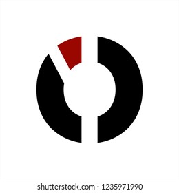 iO, iC, OiC, iCO, iOC initials geometric letter company logo