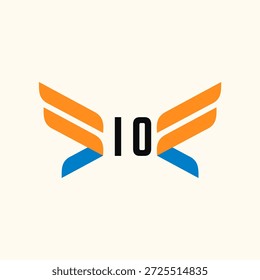 IO Initials Logo Business Template Vector icon