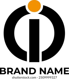 iO letter business logo design