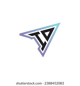 compatibilidad de la combinación de letras IO genial con el logotipo o el logotipo inicial de juegos como un diseño de concepto inspirador