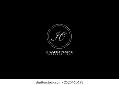 Ilustração de vetor de modelo de design de logotipo inicial de carta de E/S