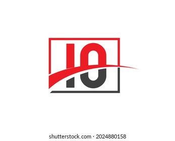 IO Letter Logo Design template