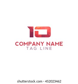 io polygonal logo