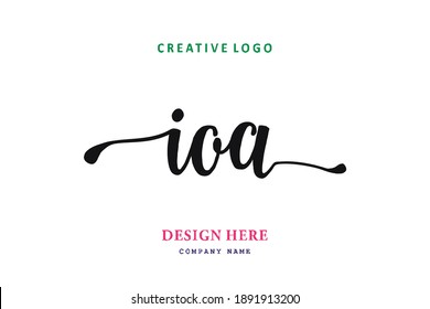 El logotipo del grabado de la IOA es sencillo, fácil de entender y autorizado