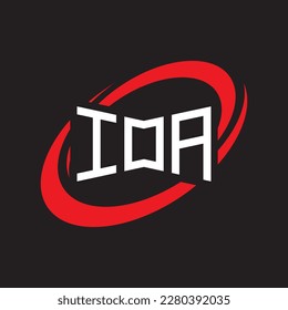 ioa LOGO , ioa LETTER LOGO, ioa LETTER LOGO, ABSTRACT LOGO, MINIMAL , BRAND,  NEW