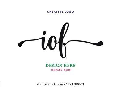 IOF lettering logo is simple, easy to understand and authoritative