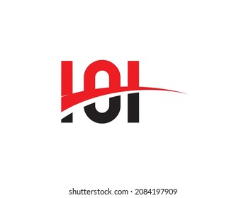 IOI Letter Initial Logo Design Vector Illustration