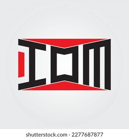 IOM LOGO , AON LETTER LOGO, AON LETTER LOGO, ABSTRACT LOGO, MINIMAL , BRAND,  NEW