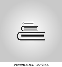 Ion pile of books.