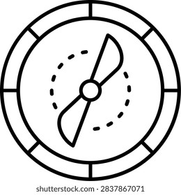 Ion Propulsion Illustration vector Icon Design