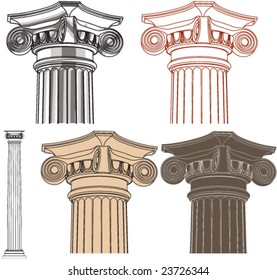 Ionic pillar