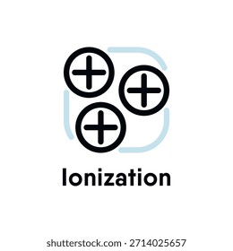 Signo de información de Vector de propiedad de ionización