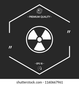 Ionizing radiation icon