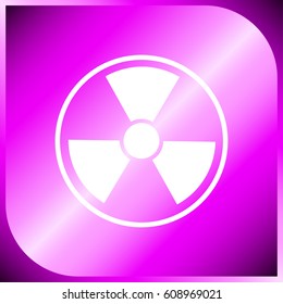 Ionizing radiation icon