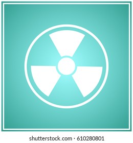 Ionizing radiation icon