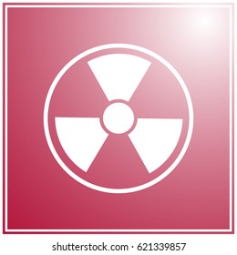 Ionizing radiation icon