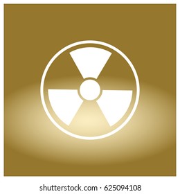 Ionizing radiation icon