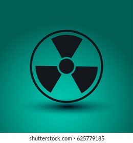 Ionizing radiation icon