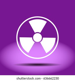 Ionizing radiation icon