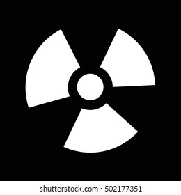 Ionizing radiation icon illustration idesign