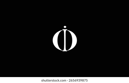 IO, OI, I, O, O, I abstracto, letras, logotipo, monograma, estilo, símbolos, ambiciones, iconos, 
