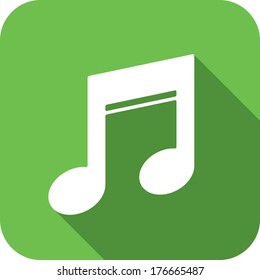 iOS7 Flat Music Icon