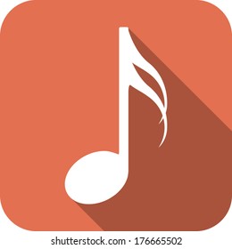 iOS7 Flat Music Icon