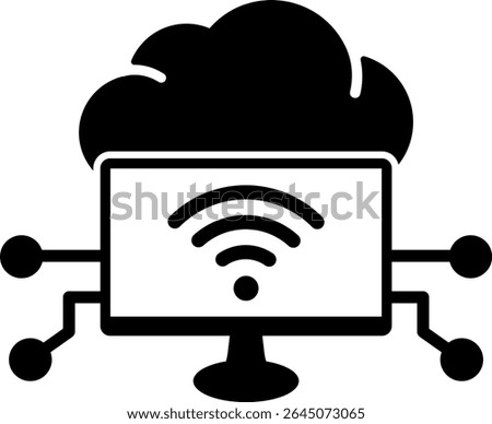 iot cloud internet wifi network web browser website cloud 10754