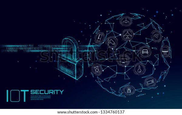 Iotサイバーセキュリティーの南京錠のコンセプト 物の個人データ安全インターネットスマートホームサイバー 攻撃 ハッカー攻撃危険ファイアウォール革新システムのベクターイラスト のベクター画像素材 ロイヤリティフリー