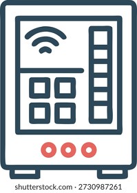 IoT Devices Icons Set for Internet of Things, Smart Home, Connected Devices, Automation and Modern Technology Design