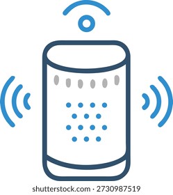 IoT Geräte Icons Set für Internet of Things, Smart Home, Connected Devices, Automation und modernes Technologiedesign