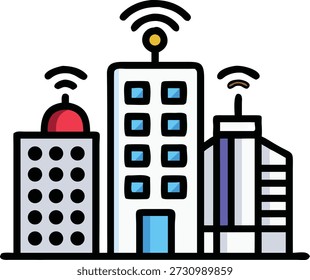 IoT Devices Icons Set for Internet of Things, Smart Home, Connected Devices, Automation and Modern Technology Design
