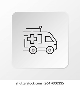IoT Enabled Ambulance Icon design