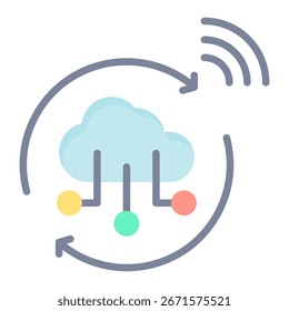 Elemento De Ícone Iot Para Design