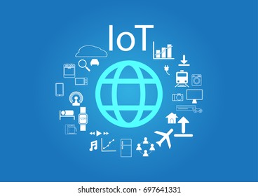 IoT - Internet of thing technology background