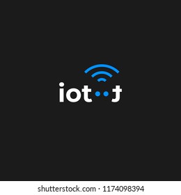 IOT (Internet Of Things) Logo Vector Template