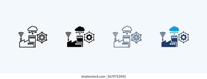 Iot Colección De Iconos De Estilo Múltiple